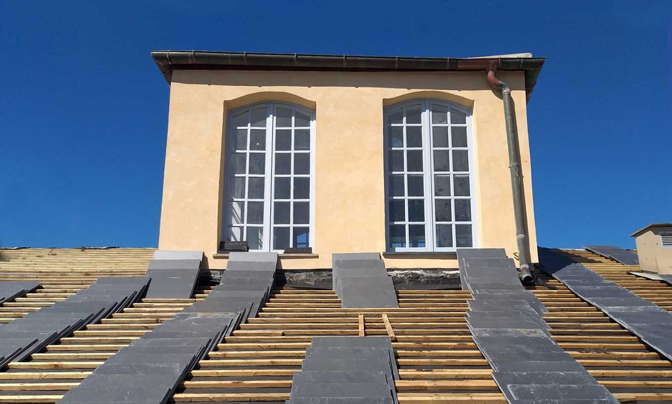 Ristrutturazione facciata e copertura edificio
